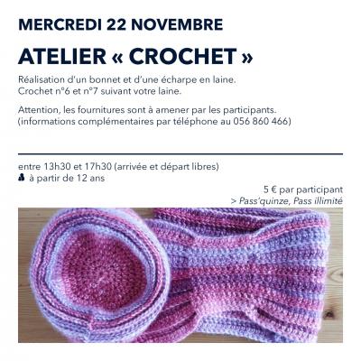 22-11 Atelier crochet
