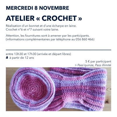 8-11 Atelier crochet